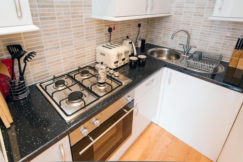 Kings Cross Apartment لندن الغرفة الصورة