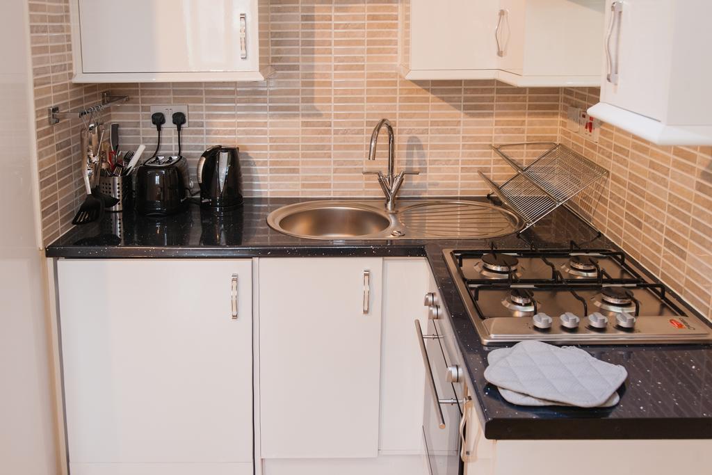Kings Cross Apartment لندن الغرفة الصورة